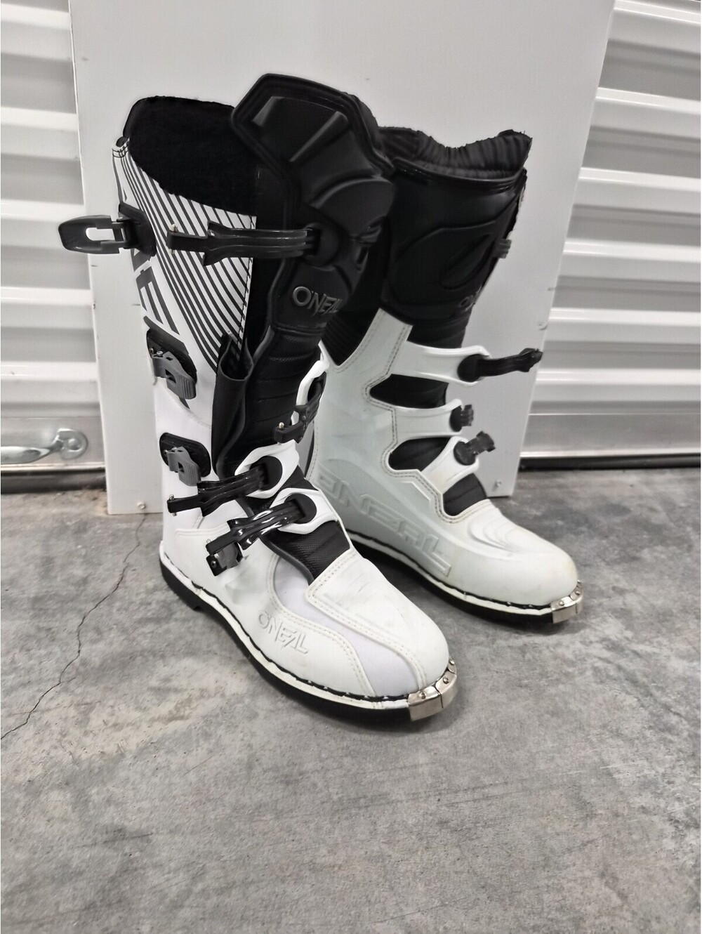 O'NEAL Element Dirt Bike Boots White Size 11 Used
